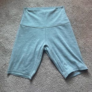 Lululemon align shorts 8” size 4 heathered tidewater teal